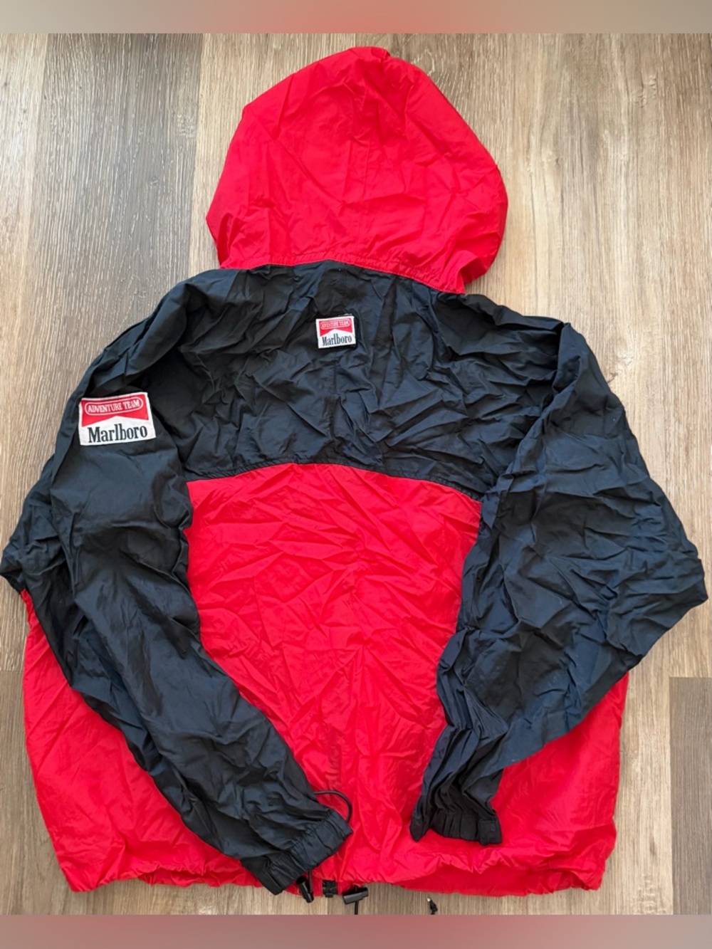 90's VTG Marlboro Adventure Team Track Suit Windbreaker Jacket/Pants/Bag Mens XL - Picture 5 of 9